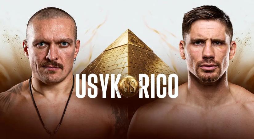 Oleksandr Usyk óriási favorit Rico Verhoeven ellen, de Rico 25 fonttal nehezebb Usyknál!