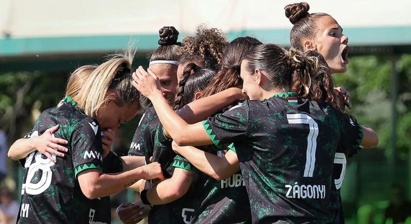 A Ferencváros hatot rúgott a Puskás Akadémiának a női NB I döntőjének első meccsén
