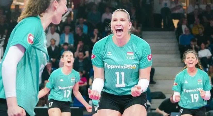 Harmadik meccsét is megnyerte a magyar válogatott a női röpi MEVZA-tornán