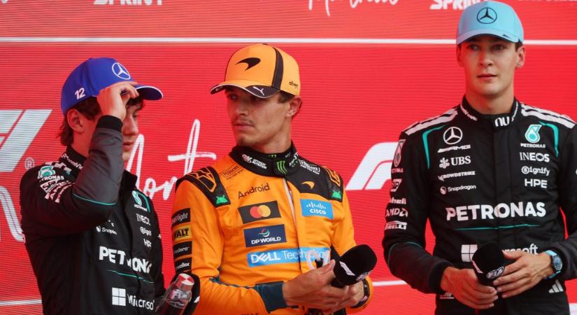 Lando Norris elrontotta a Mercedes tökéletes sprintfutamát