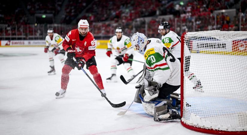 Hoki-vb: nagy verésbe szaladt bele Svájc ellen a magyar válogatott
