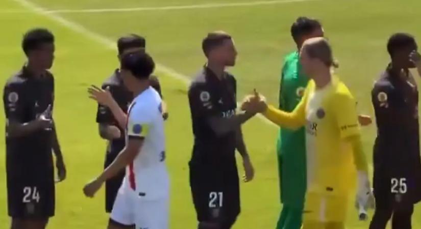 Két PSG-játékos nem fogott kezet egymással a BL-döntő előtti felkészülési meccsen