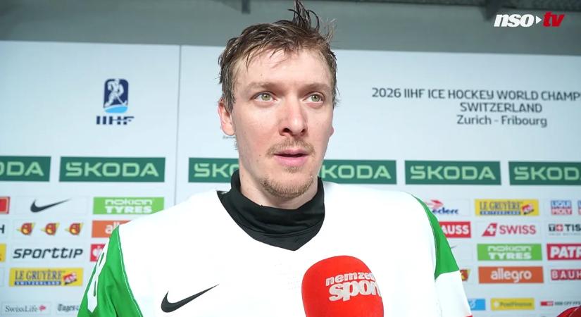 Sárpátki Tamás: A jégen azért ezt nehéz élvezni, főleg, amikor másfél-két percekre beszorítanak egy-egy sort