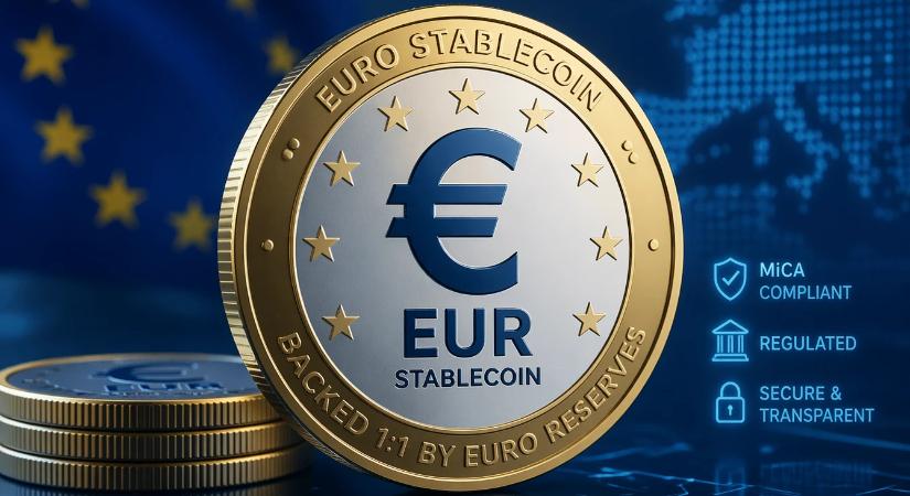 Az EKB figyelmeztet: az euró stabilcoinok gyengíthetik a bankok hitelezési képességét