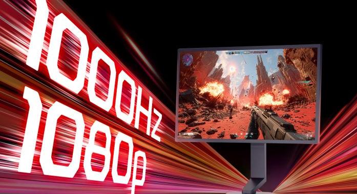 Az LG ELECTRONICS bemutatja a világ első natív 1000 Hz-es full HD gaming monitorát