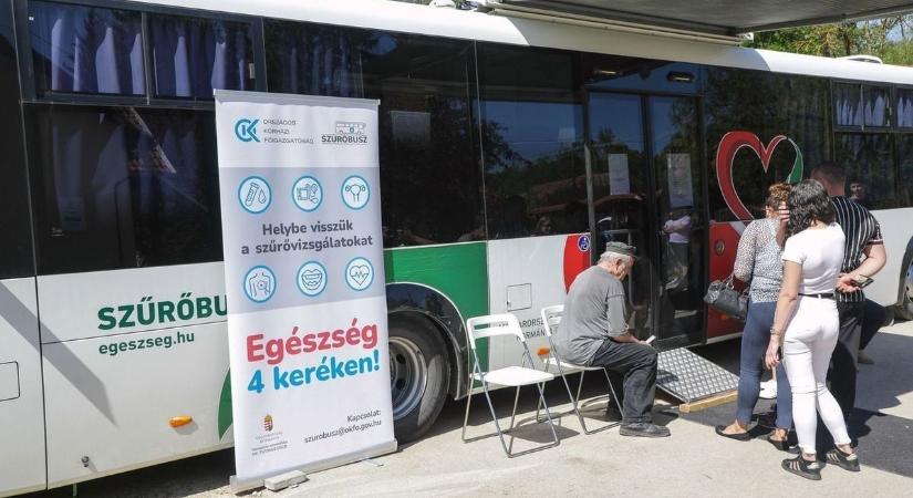 Szűrőbusz érkezik Tiszalökre: ingyenes vizsgálatokra várják a lakosságot