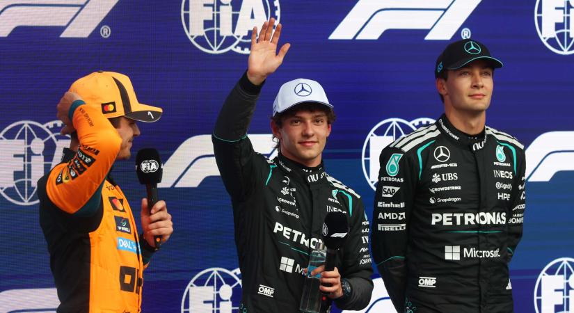 Russell és Antonelli tisztázta a sprintfutamon történt incidenst