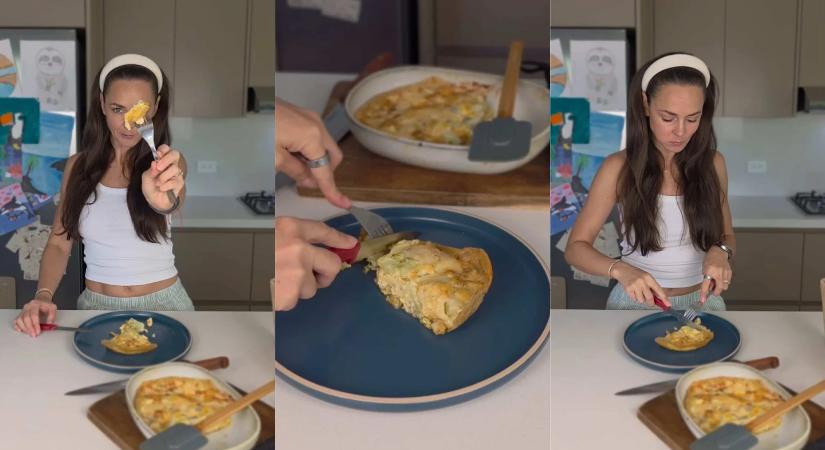 Nem akárhogy készíti az omlettet Dobó Ági – próbáld ki te is!