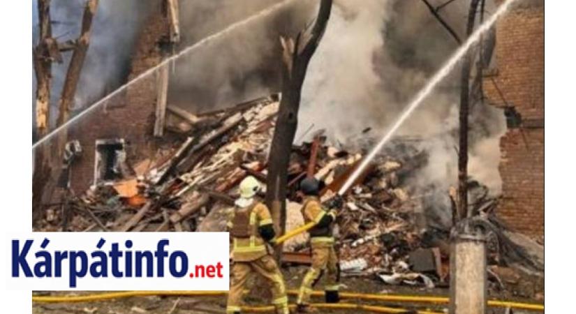 Két halálos áldozat és 44 sérült Kijevben az éjszakai támadás után