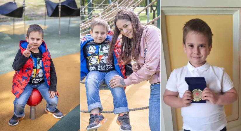 A kisfiú az ikonikus „Na szia mentő” mondat mögött – így él most Filip Medárd és anyukája