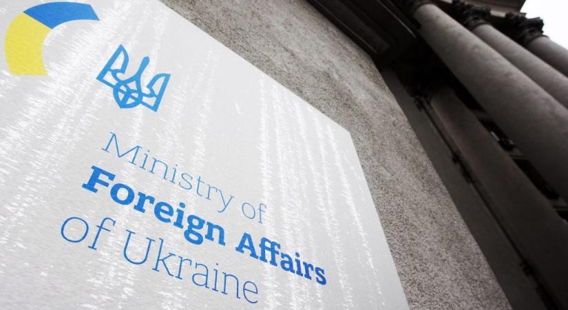 Az ukrán külügyminisztérium is megrongálódott a vasárnapi orosz támadásban