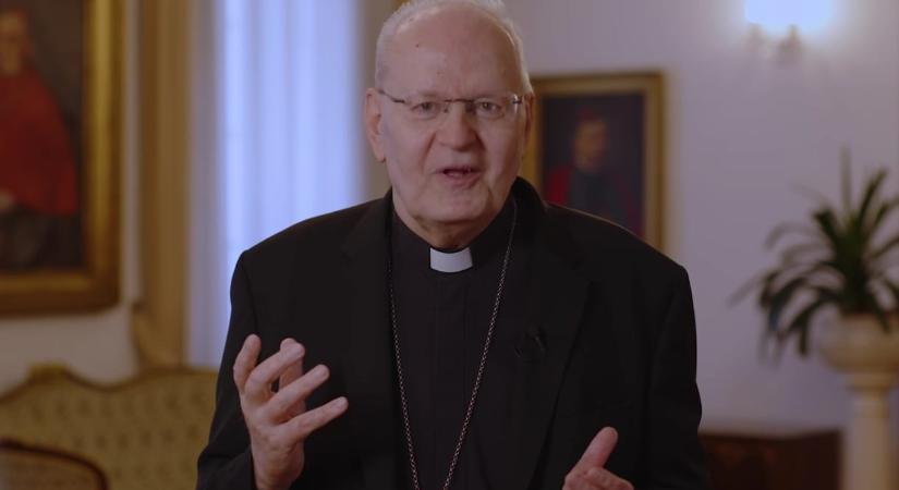 Erdő Péter súlyos betegsége óta először állt kamera elé, pünkösd alkalmából üzent