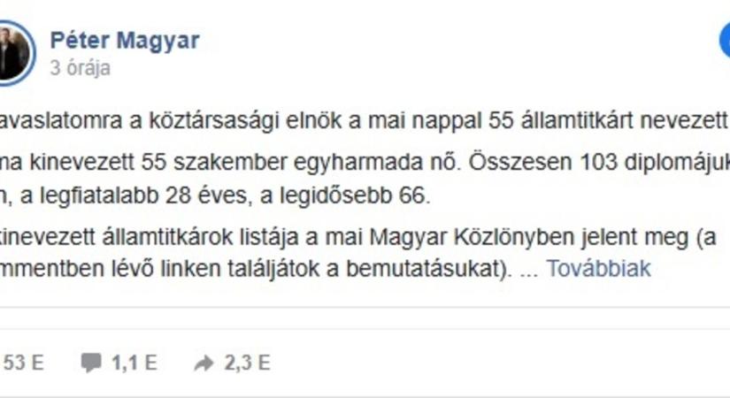 Magyar Péter: szakmai alapon épül fel a Tisza-kormány államtitkári kara