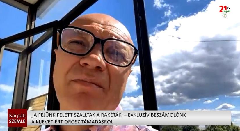 „A fejünk felett szálltak a rakéták” – exkluzív beszámolónk a Kijevet ért orosz támadásról (videó)
