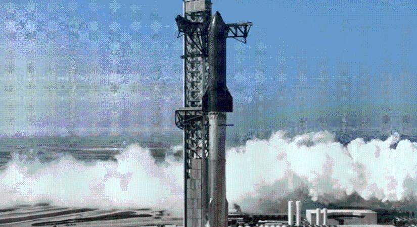 A SpaceX sikeresen kilőtte az új generációs Starship rakétát