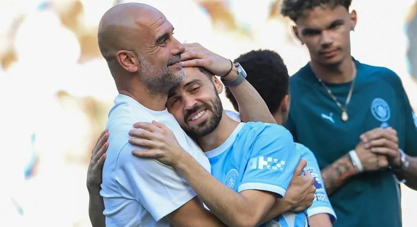 Pep Guardiola sem bírta könnyek nélkül a Manchester City legendájának búcsúját