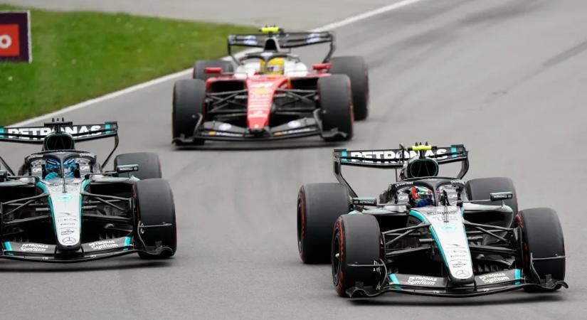 Káosszal indult, óriási Mercedes-belharccal és két elfüstölő motorral folytatódott a Kanadai Nagydíj