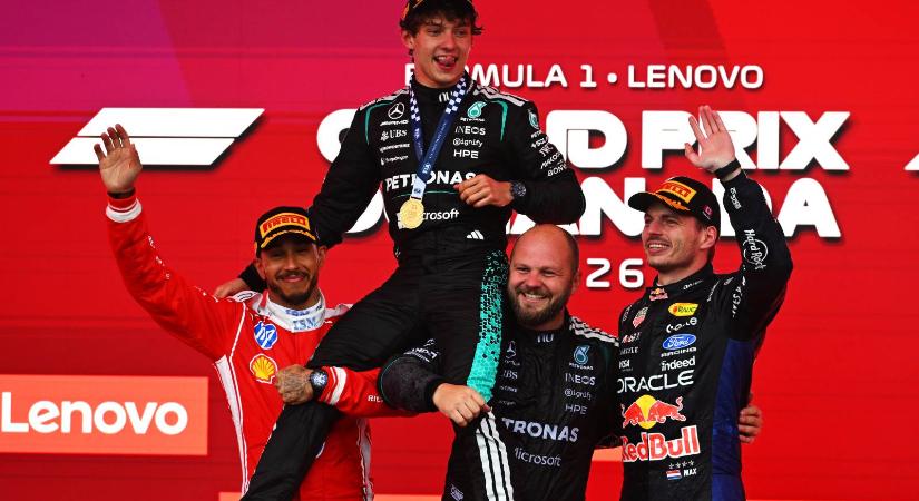 Verstappen rég örült ennyire egy 3. helynek