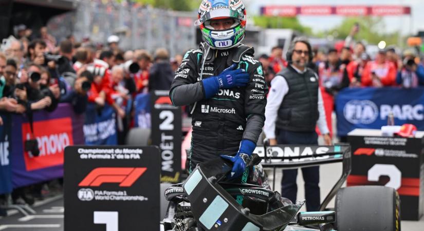 Háború a Mercedesnél: Russell drámája tálcán kínálta az újabb győzelmet az F1 új csodagyerekének