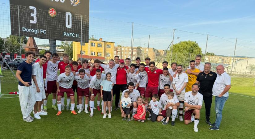Bronzéremmel zárta a szezont a Dorogi FC