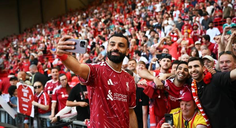 Mohamed Szalah üzenete Szoboszlaiéknak: „Jövőre nyernetek kell!”