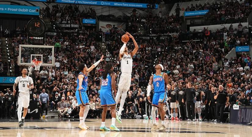 82 ponton tartotta a címvédőt, egyenlített a nyugati döntőben a Spurs – videó