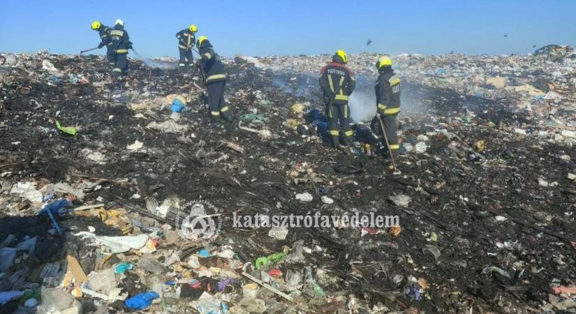 Tűz ütött ki hulladéklerakóban és lakott területen, kigyulladt egy gázcsonk Zalában