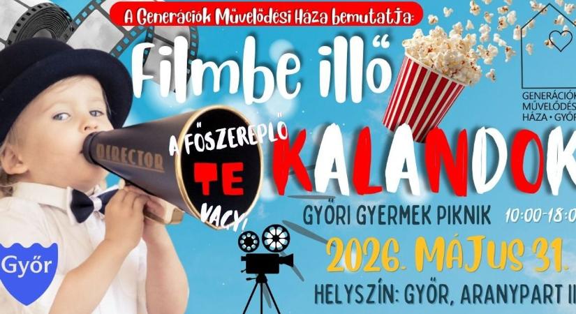 Győri Gyermek Piknik: mesebeli filmstúdióvá változik az Aranypart II.