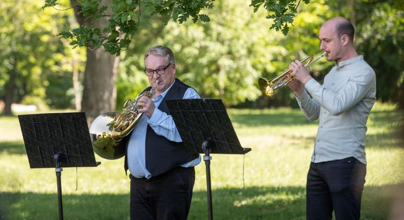 Varázslatos zenei élmény fogadta a látogatókat a kastélypark ősfái alatt (galéria, videó)