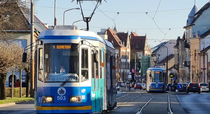 Szakaszosan közlekedik az 1-es villamos