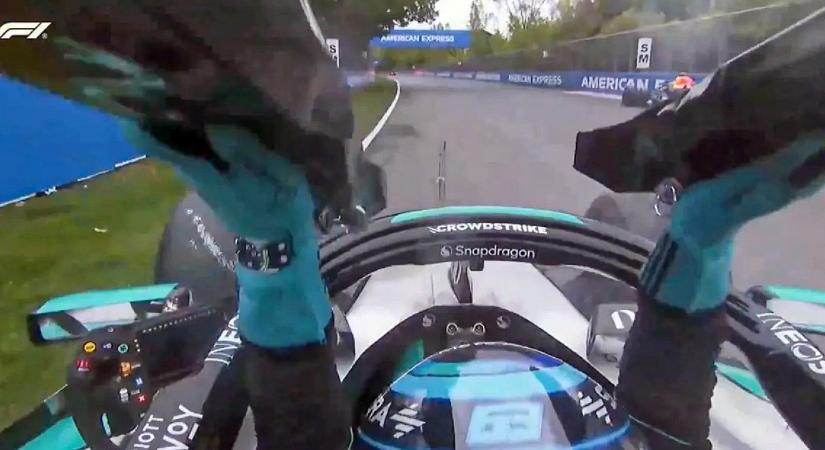 Úgy kihajította mintha Toldi Miklós lenne: bocsánatot kért Russell dühkitörése után a Kanadai Nagydíjon – Videó