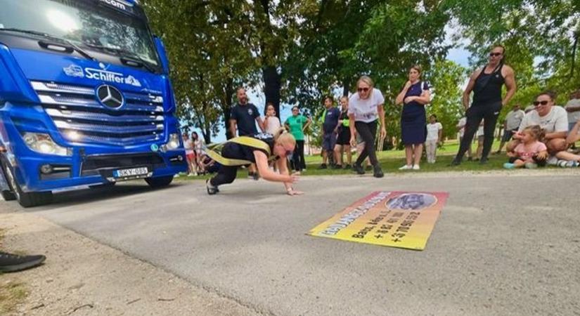 Elképesztő átalakulás: több mint 20 kilót dobott le a dél-somogyi kamionhúzó édesanya