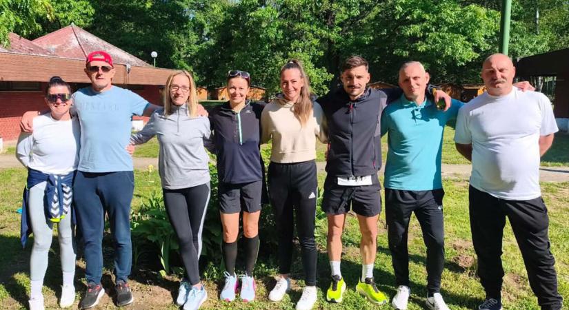 Pontszerző hely és egyéni csúcsok a rendőrségi futóversenyen