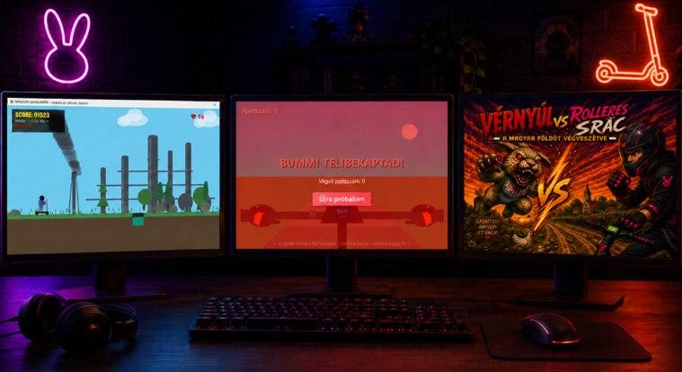 Hát persze, hogy készültek videójátékok is a nyúl és a rolleres balesetéről