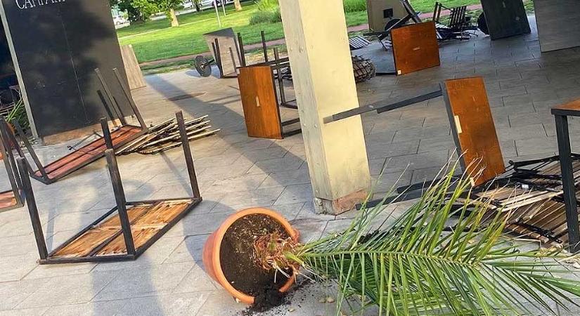 Tört-zúzott egy ámokfutó a Bikás park egyik éttermében, zártosztályra vitték a rongálót