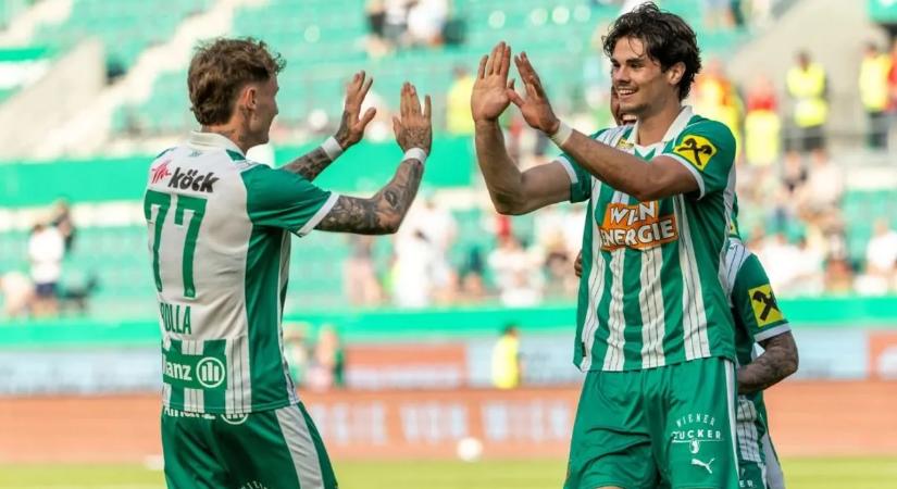 Bolla Bendegúz gólpasszt adott, a Rapid Wien a Konferencialigában indulhat
