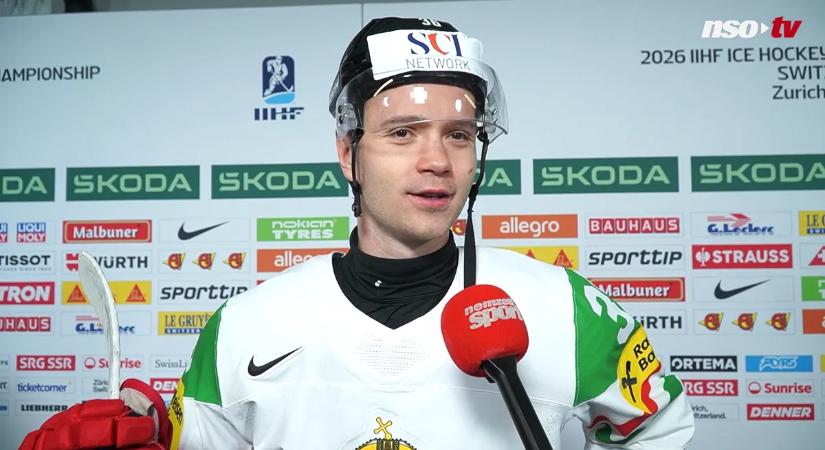 Erdély Csanád: Ilyen a hoki, van, amikor, bejönnek a dolgok, máskor pedig megcsücsül a korong a gólvonalon