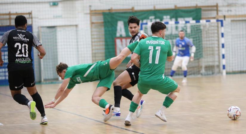 Két gólos előnyről kapott ki a döntőről lemaradó veszprémi futsalcsapat