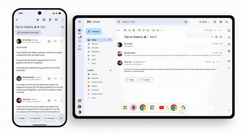 Az Android 17-tel az egyik eszközön elkezdett feladatokat egy másikon is befejezhetjük