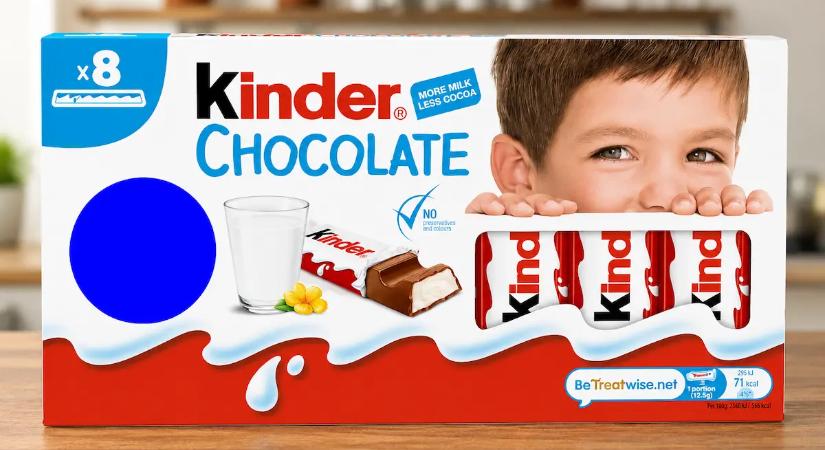 Tudod miért vannak ezek a vonalak a Kinder csokin?