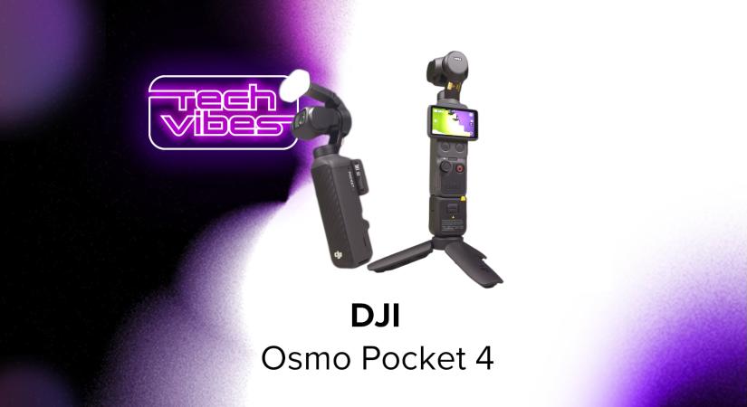 A kamera, ami mindenhová követ és nem fárad el - DJI Osmo Pocket 4 - Tech Vibes