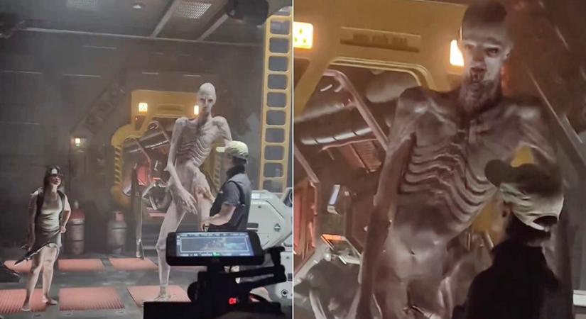 Ő az a 231 centis magyar fiatalember, aki az Alien: Romulus szörnyének bőrébe bújt