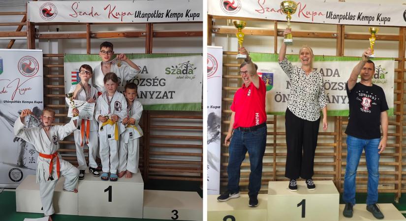 Remekeltek az esztergomi sportolók a Szadai Nemzetközi Kempo Kupán