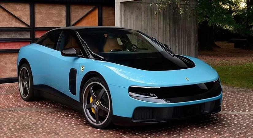 Itt az első elektromos Ferrari - és az Apple korábbi designere tervezte