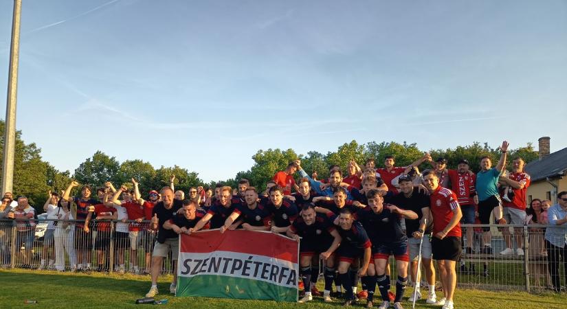 Vármegyei II.: bajnok a Szentpéterfa!