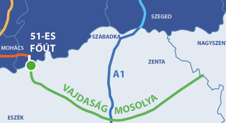 Padlón az M5-ös autópálya: a szerb „Vajdaság Mosolya” mentheti meg a magyar halálutat
