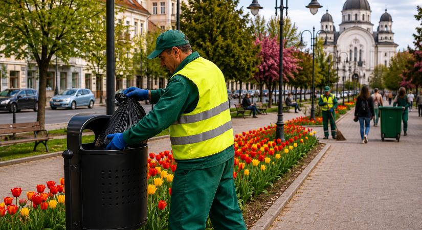 Még nincs új szolgáltató: önkéntesek is takarítják Marosvásárhely utcáit