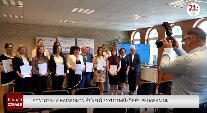 Fontosak a határokon átívelő együttműködési programok (videó)
