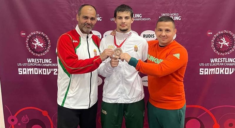 Kaposvári bronzérem az U15-ös birkózó Eb-n
