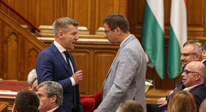 Óriási balhé a parlamentben - Magyar Péter felpattant a helyéről és átment Gulyáshoz, fél méterről üvöltött az arcába, csak úgy zúgott az ülésterem!